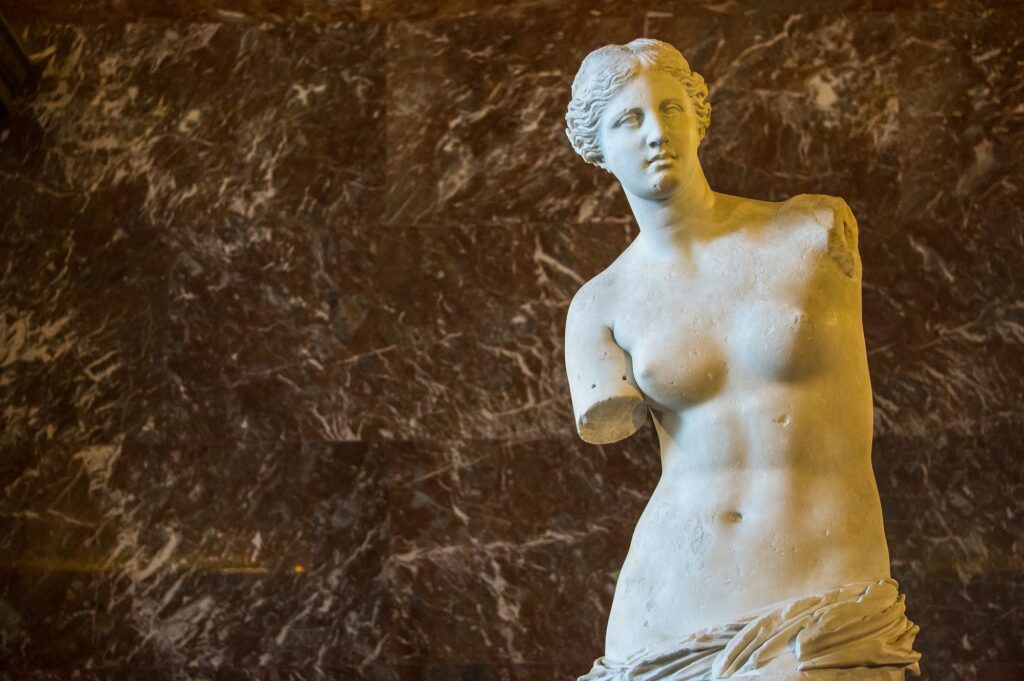 Venus de Milo at the Louvre Museum, Paris, France